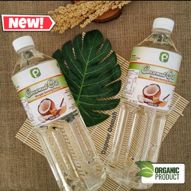 

HJE Minyak Kelapa Goreng Organik Premium Bebas Kolesterol 1000 ml