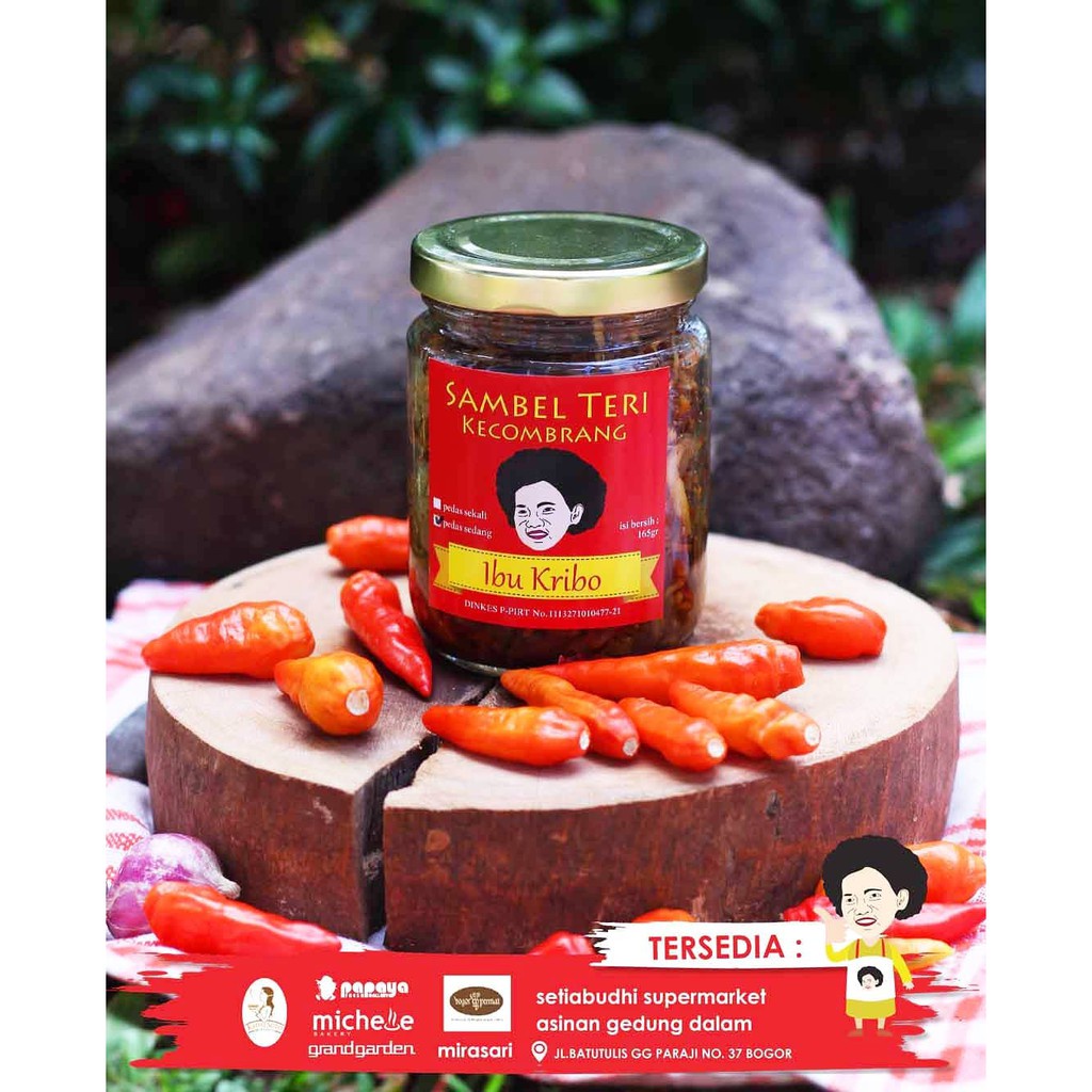 

HJE SAMBEL TERI KECOMBRANG Sambal Ibu Kribo Khas Bogor (Sangat Pedas)