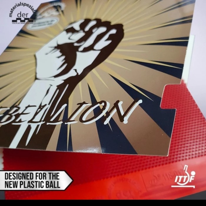 Karet Bat Pingpong Der Materialspezialist Rebellion Bintik Panjang OX