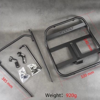 Pizza rack ARDENTLY PISTA alloy keranjang rak sepeda gravel fixie mtb