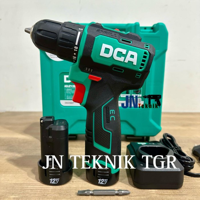 CORDLESS BRUSHLESS DRIVER DRILL DCA ADJZ1203E BOR BATERAI 12V ADJZ1203