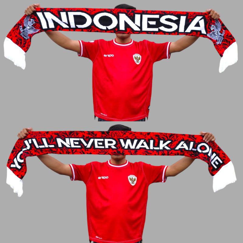SCARF INDONESIA SYAL TIMNAS INDONESIA ULTRAS FORZA GARUDA SYAL INDONESIA