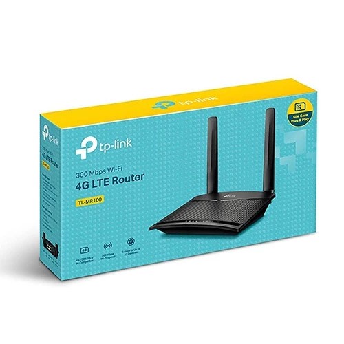 Tplink TL MR100 300Mbps Wireless Router 4G LTE MR100