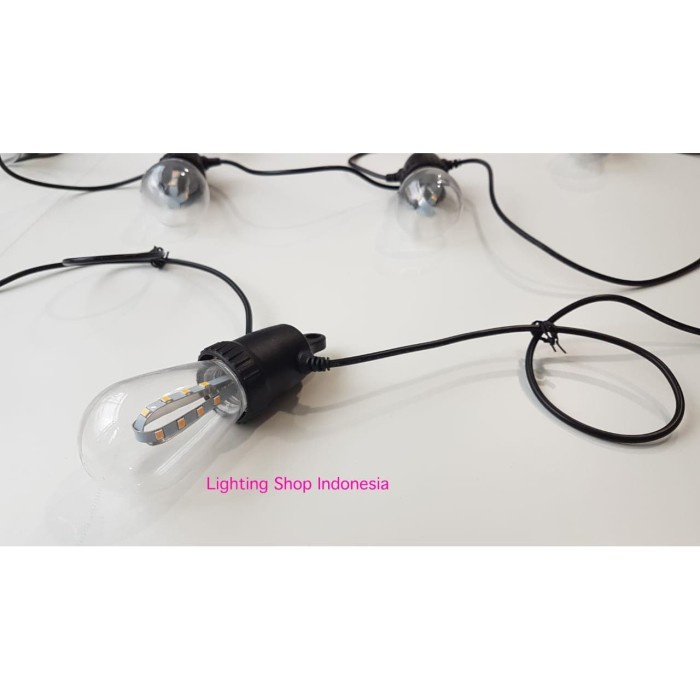 Lampu Gantung Kabel Fiting Solar Cell Waterproof Led Tenaga Surya