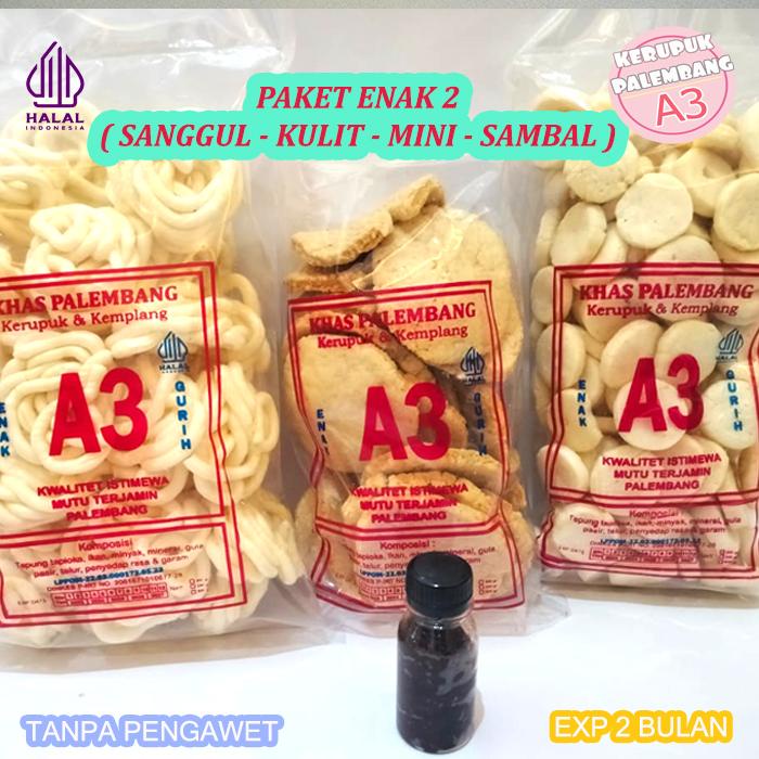 

PAKET ENAK 2 KERUPUK SANGGUL KULIT MINI SAMBEL TERASI