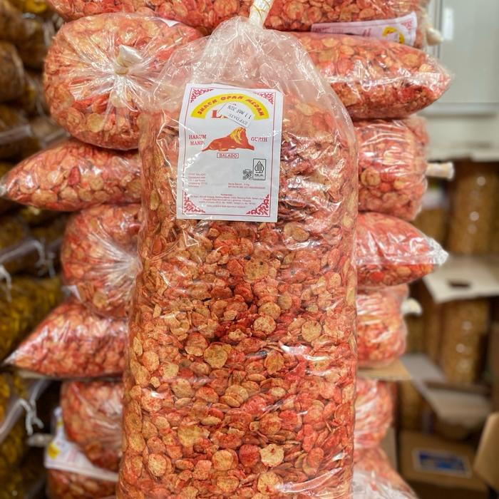 

Opak Medan Balado Pedas Manis Opak Singkong Mini 1 kg