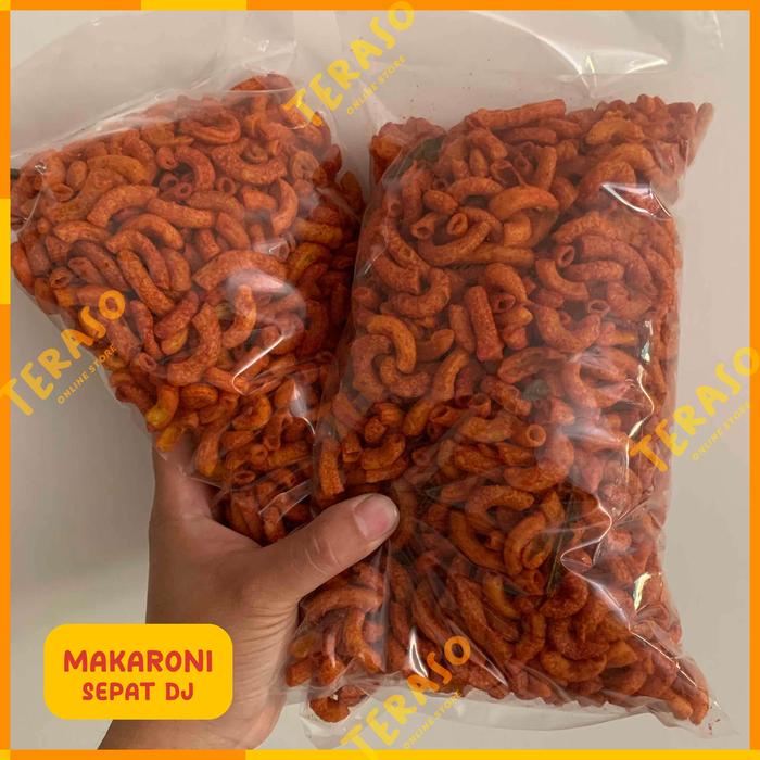 

Makaroni Sepat DJ Pipa Daun Jeruk Pedas Balado Nagih Gurih Renyah - Snacks - Food