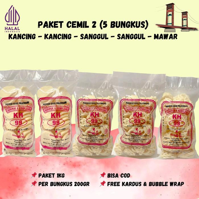 

PAKET CEMIL 2 @200g (Kancing - Kancing - Sanggul - Sanggul - Mawar)