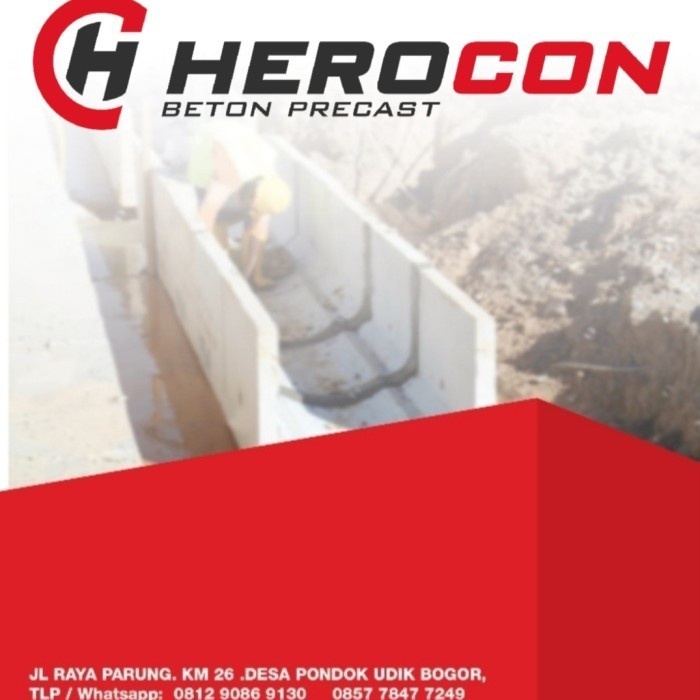 HJK UDITCH 40x60x120 MUTU BETON K-300 ( U-DITCH 40 ) U DITCH . UDIT YUDIT