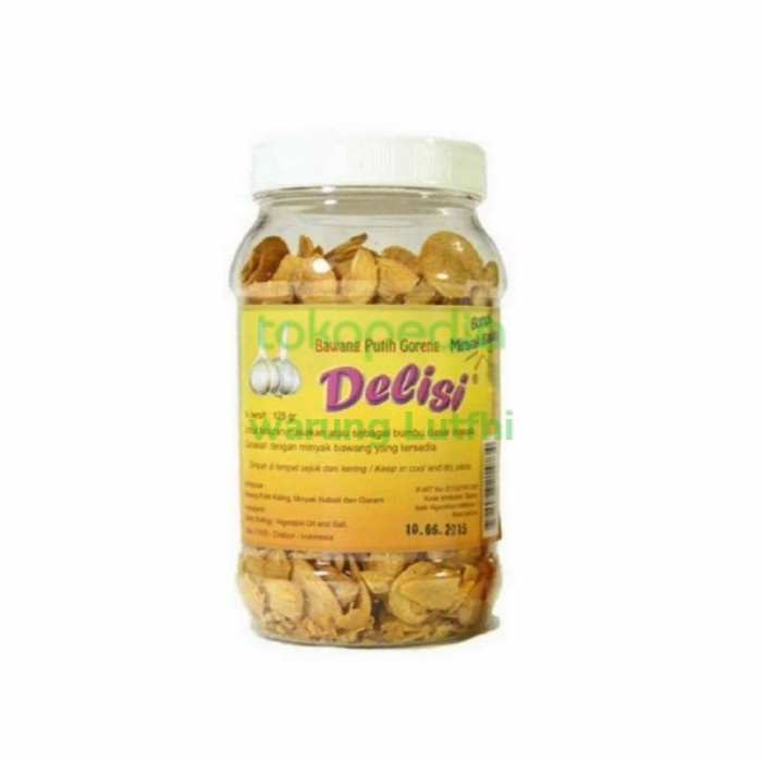 

SALE !!! DELISI BAWANG PUTIH GORENG 125GR READYY
