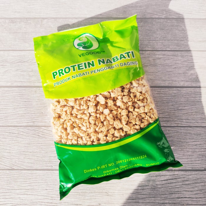 

SALE !!! VEGOOD PROTEINA PROTEIN NABATI KASAR 500G VEGETARIAN VEGAN READYY