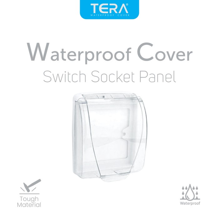 TERA WATERPROOF COVER PENUTUP PELINDUNG PENGAMAN PANEL STOP KONTAK 100% ORIGINAL