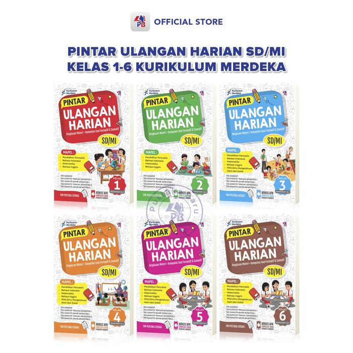 

Buku Ulangan Harian Sd Kelas 1,2,3,4,5,6 Kurikulum Merdeka / Pintar Ulangan Harian Kelas 1 6