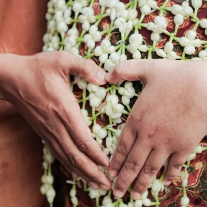 Murah Melati Ronce Siraman 7 Bulan Satu Set