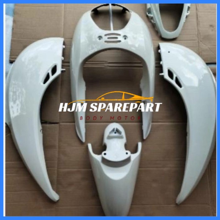 WIN Jual Satuan / Eceran Cover Bodi Body Scoopy Karbu Putih 2010-2012 Kode 1448
