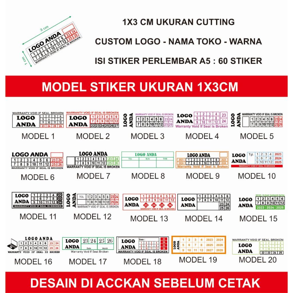 

IK! INSTANT Stiker Segel Pecah Telor Custom