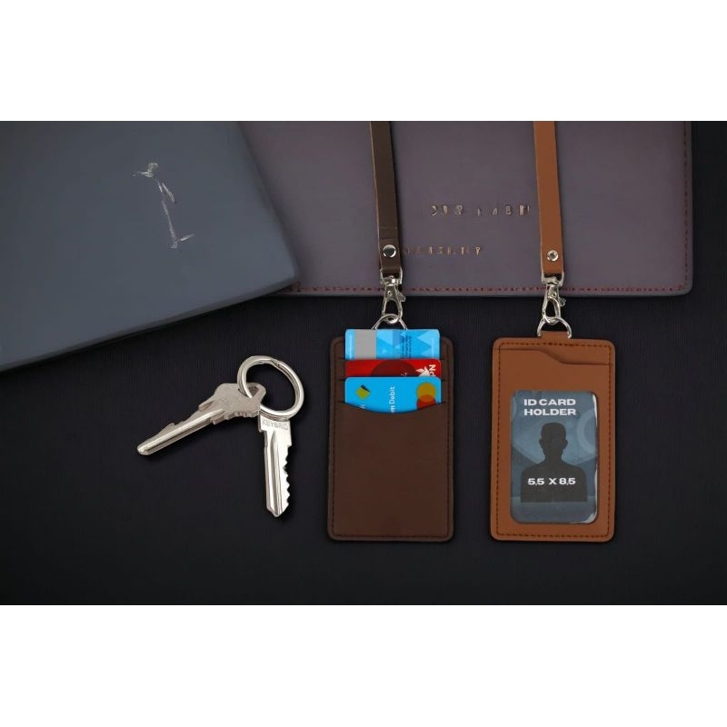 

iK! id card holder nametag lanyard premium tebal SID009