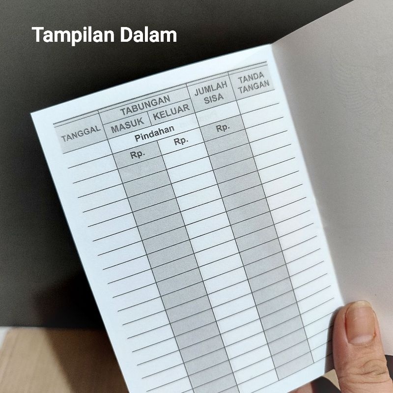 

IK! 25 Pcs Buku Tabungan KUALITAS BAGUS