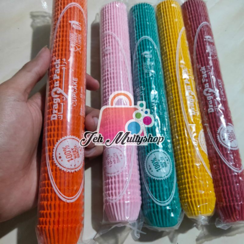 

IK! Kertas nastar/alas nastar/kertas Cupcake (Colour) 55 mm x 24 mm isi 1000 pcs