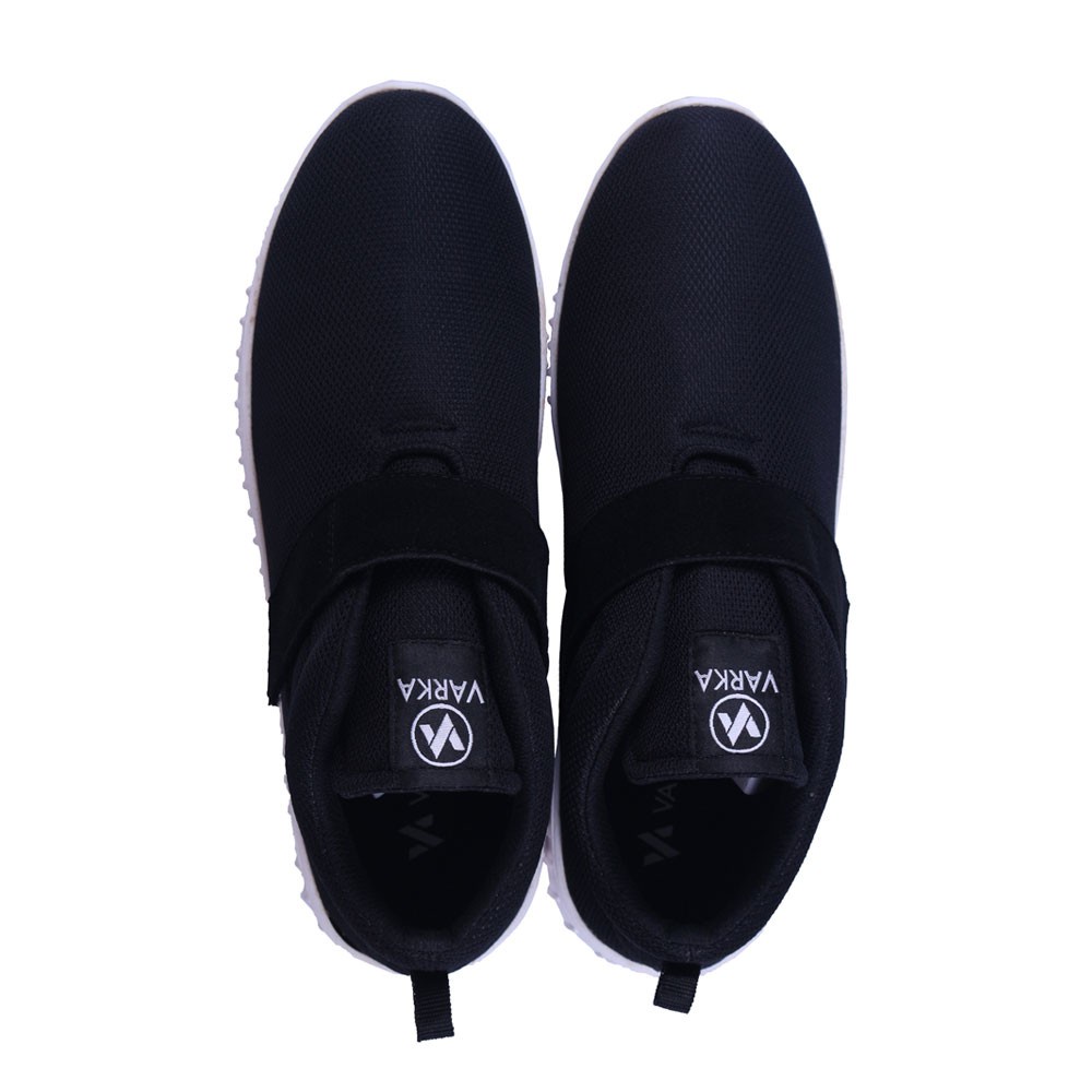 DISKON HERTZ - SEPATU SNEAKERS PRIA VARKA V 064 SEPATU KETS KASUAL SEKOLAH KERJA - HITAM