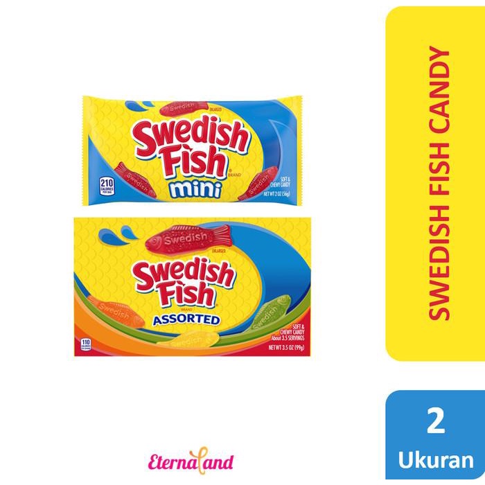 

Terbaru Swedish Fish Mini Candy - Permen Swedish Impor Usa Ready