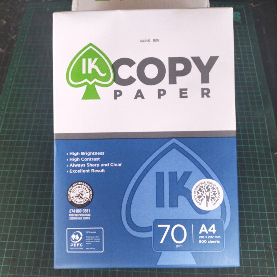 

IK! Kertas HVS IK A4 70gr Copy Paper