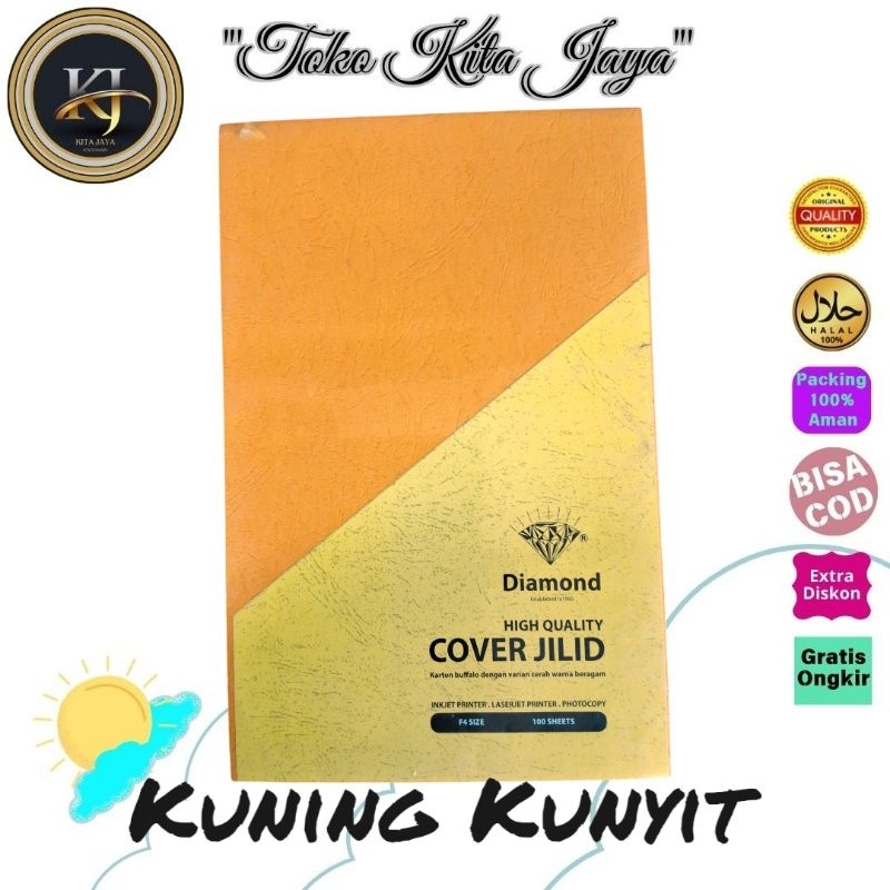 

IK! Kertas Cover Jilid Buffalo F4 ( 1 Pack isi 100 )