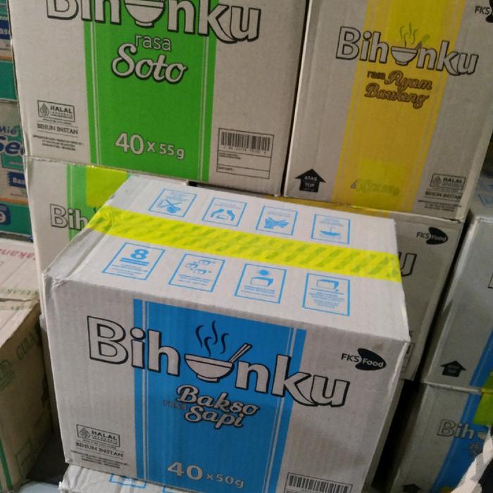 Ready Bihunku 1 Dus Isi 40 55 Gram Instan Mie Kuah Goreng