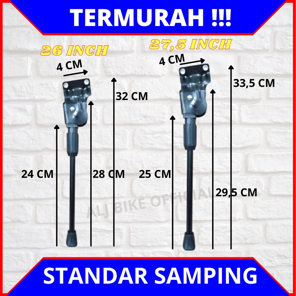 Standar Sepeda Gunung Mtb Setandar Sepeda Baut Samping