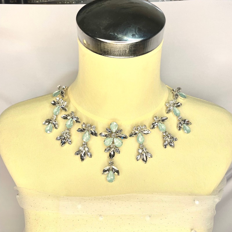 Payet Rangkai Leher Kebaya Gaun Dress Blouse Gamis N05 Short