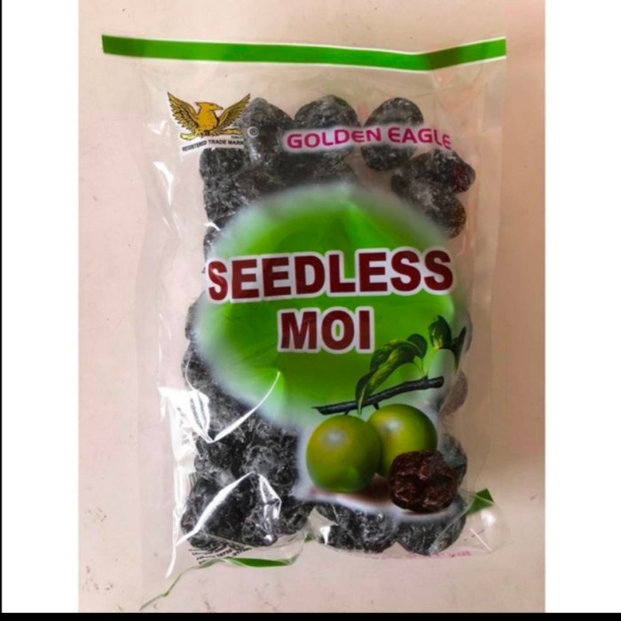 

Golden Eagle Seedless MOI/ Manisan buah plum/ manisan plum kering 500g