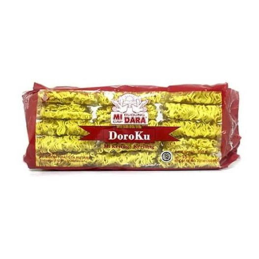 

Ready Mie Keriting Doroku Burung Dara 600Gr 15 Keping X 9 Pak 1 Bal Ball Dus