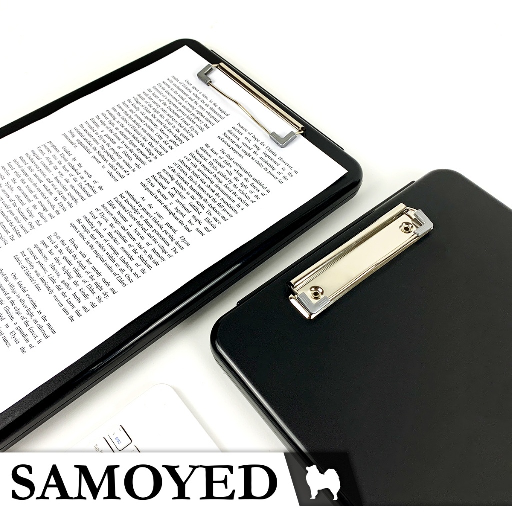 

iK! SAMOYED CLBD-SR4 PapanKlip / Jalan / Dada / Alas Ujian / Clipboard with Storage / Organizer A4