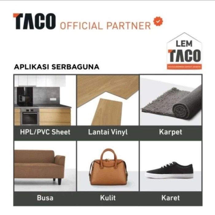 

SALE TERHOTT LEM PEREKAT VINYL TACO READYY