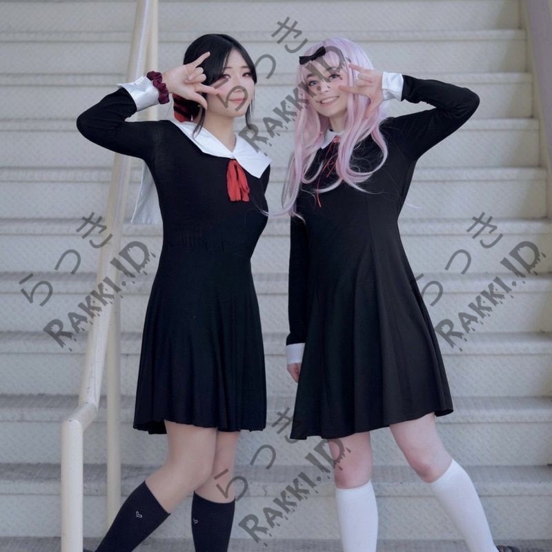 Kostum Kaguya-Sama Love Is War Shinomiya Kaguya Anime Cosplay Karakter Kartun