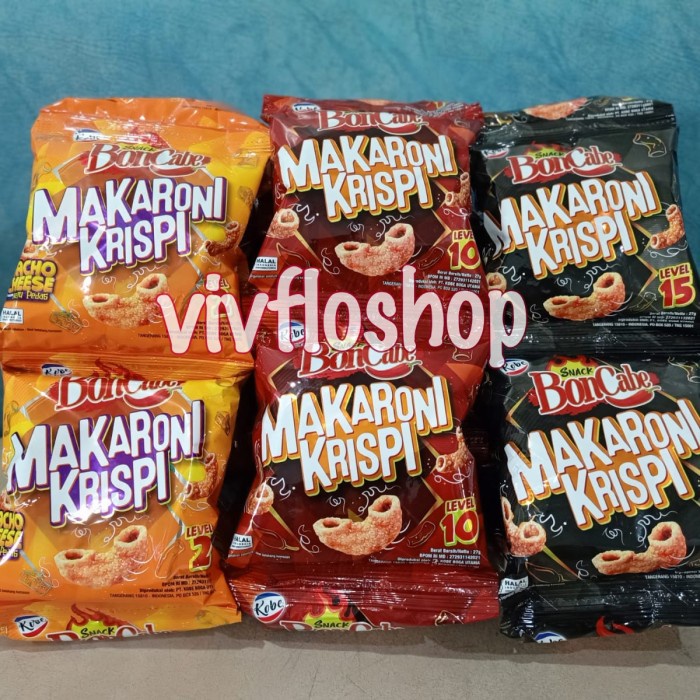 

Ready Bon Cabe Makaroni Krispy (10 Sachet)/ Makaroni Pedas/ Macaroni Crispy
