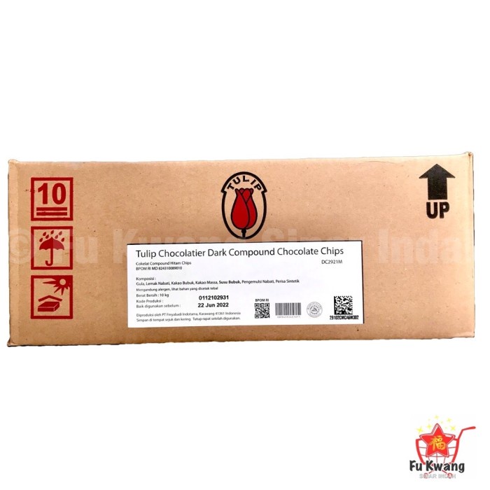 

HJK Tulip Dark Choco Chip / Chocolate Chip 150 gram