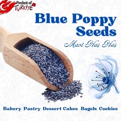 

HJK BLUE POPPY SEED TURKEY mavi hashas 200 gr biji bernutrisi sehat diet