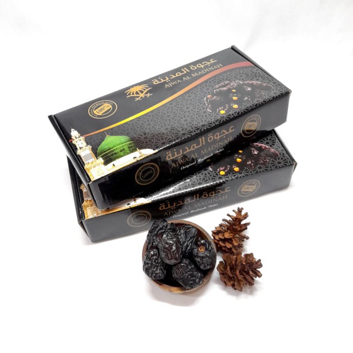 

HJK Kurma Nabi Kurma Ajwa Kemasan Premium 500 Gram
