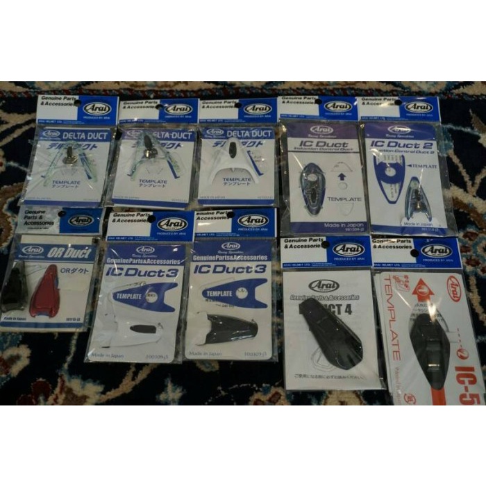 ready stok delta duct ic duct arai rx7 astro iq rapide ir quantum j etc original