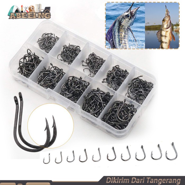 600Pcs 300Pcs Kail Pancing Baja Fishing Hook