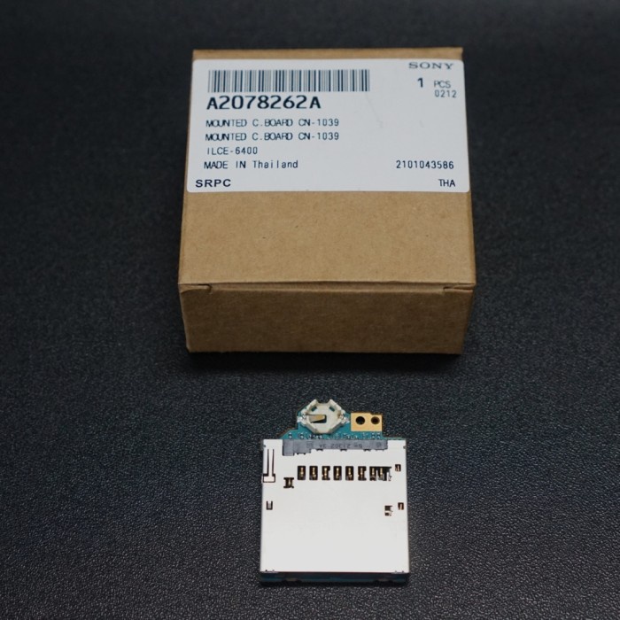 MURAH ORIGINAL Slot Port Memori Board PCB Memory Card Kamera Sony A6400