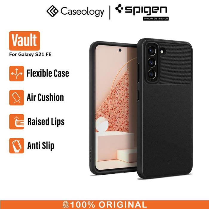 Sale! Case For Samsung Galaxy S21 Fe Caseology Vault Silicone Softcase For Casing