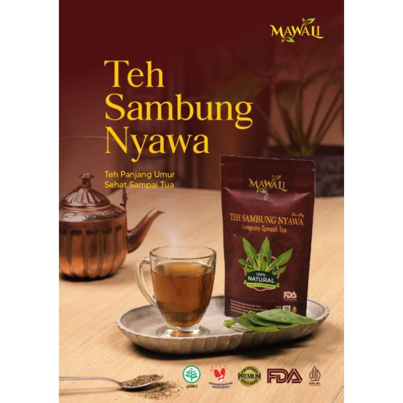 

( PROMO ) MAWALI Teh Sambung Nyawa Orinal Teh Herbal Menurunkan Darah tinggi kolesterol Asam urat