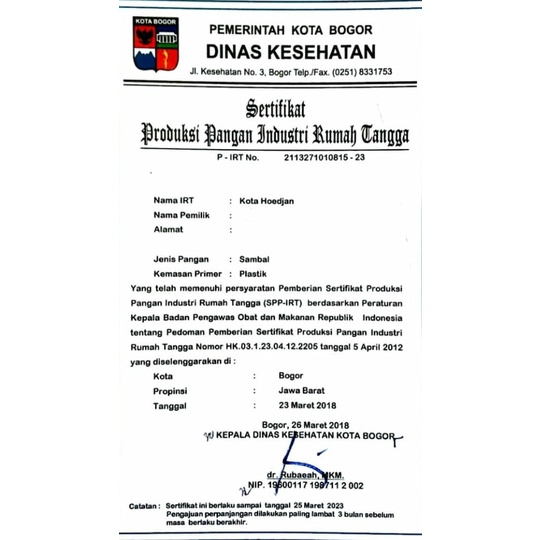 

HJK Sambal Kota Hoedjan - Ikan Teri Pedas Asin