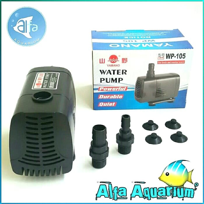 Pompa Air Mini Yamano Wp 105 Mesin Aquarium Celup Kolam Ikan Koi Wp105 Terbaru