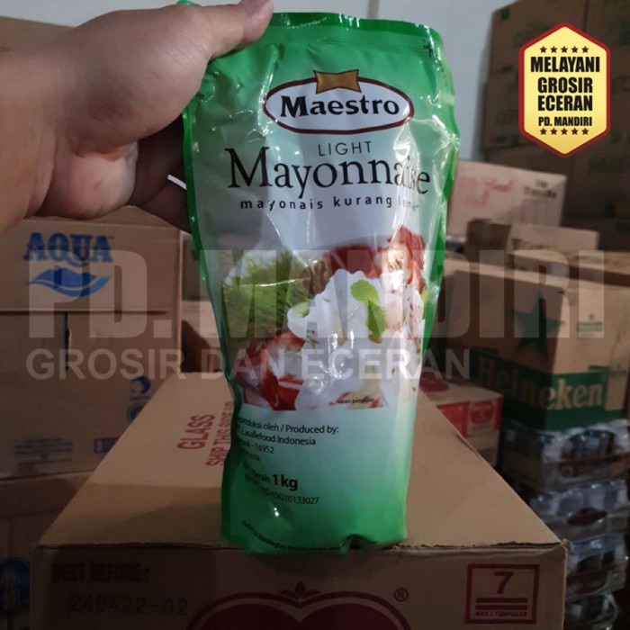 

HJK MAESTRO MAYONNAISE 1Kg / Mayones / Light / POUCH / Saus / 1 Kg / Mayo