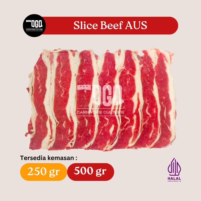 

HJK Daging Slice Beef Shabu Sukiyaki Yakiniku AUS 500gr
