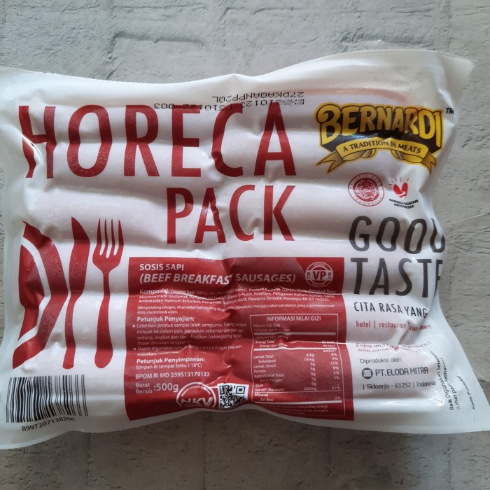 

HJK Sosis Sapi Horeca Bernardi 500gr