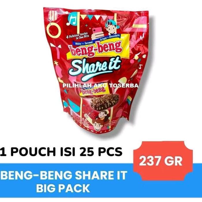 

BENG BENG Bengbeng share it kemasan pouch 237gr isi 25 pcs